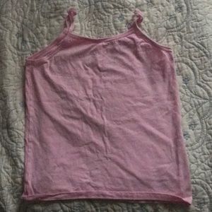 Pink tank top